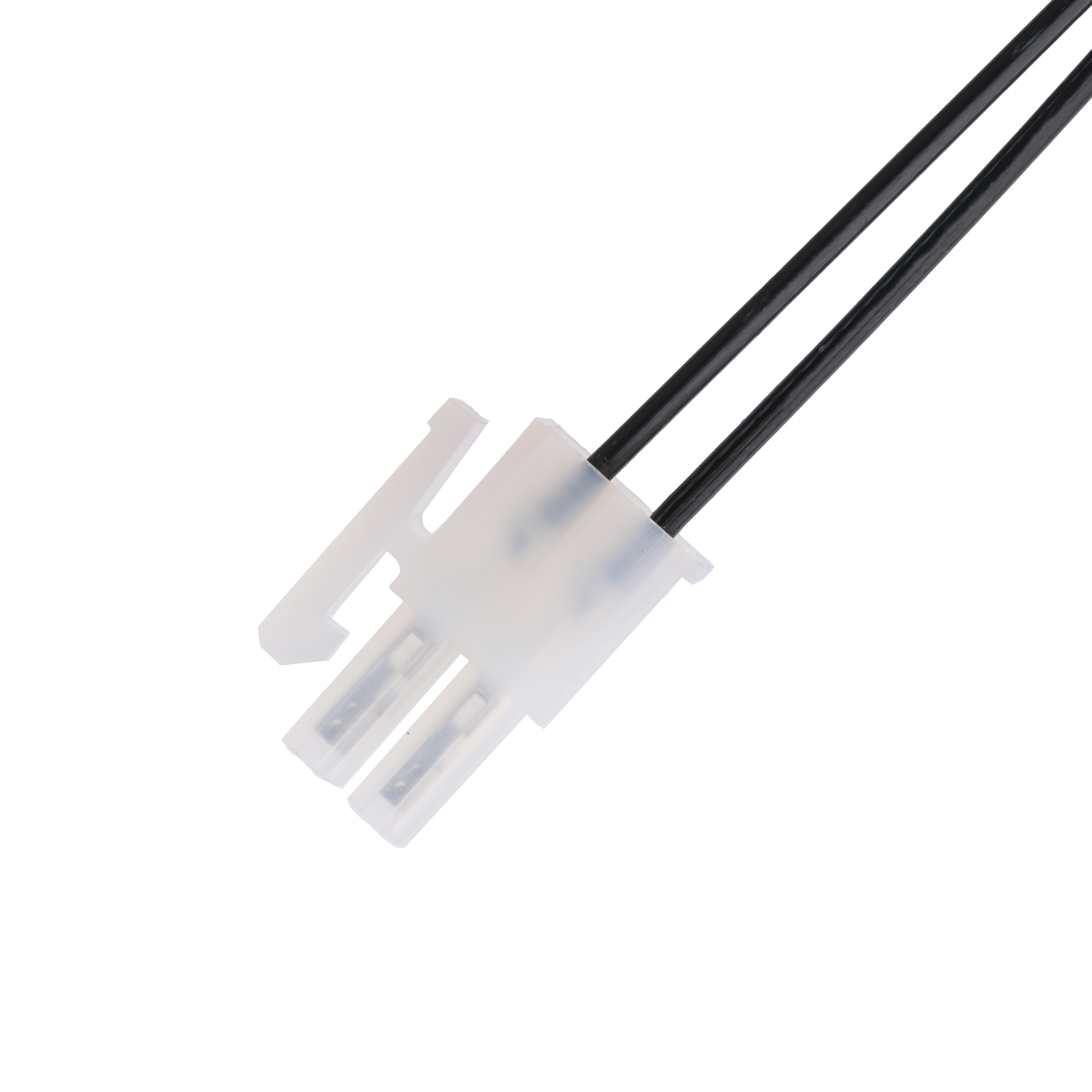 DC Plug 2.1*5.5mm Solder Type PVC Appearance Molding 90 Angle To MOLEX 39012020 PITCH 4.2mm 1*2P Housing