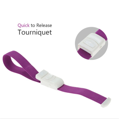 Recyclable Surgical Blood Collection Buckle Elastic Medical Quick Release Tourniquet