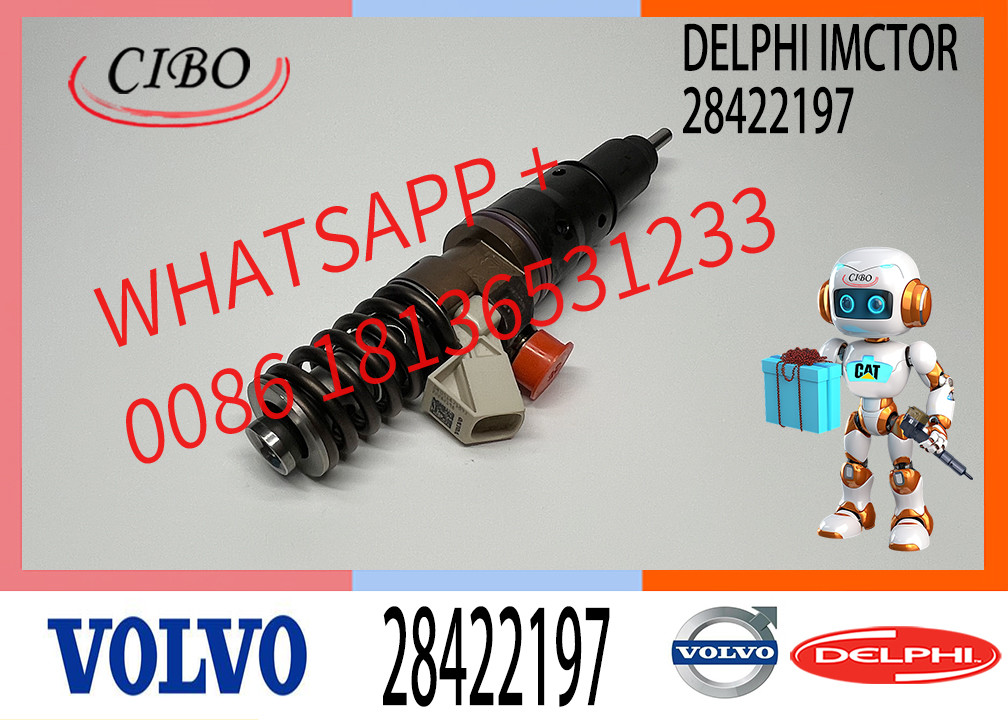 Diesel Fuel Injector Common Rail Parts Injector 22501885 28422197 BEBE1R11002 BEBE1R10002 For VOL-VO