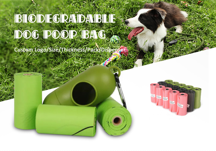 OEM Accepted Eco Friendly Biodegradable Pet Bags for Dog Poop Waste Food Package