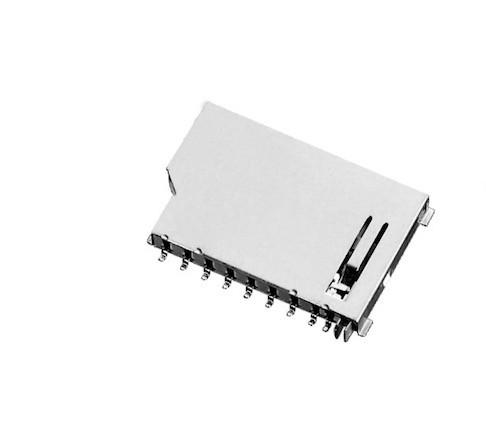 Quality Micro Sd Card Smart Card Socket Operating Temperature -25~+90'C for sale