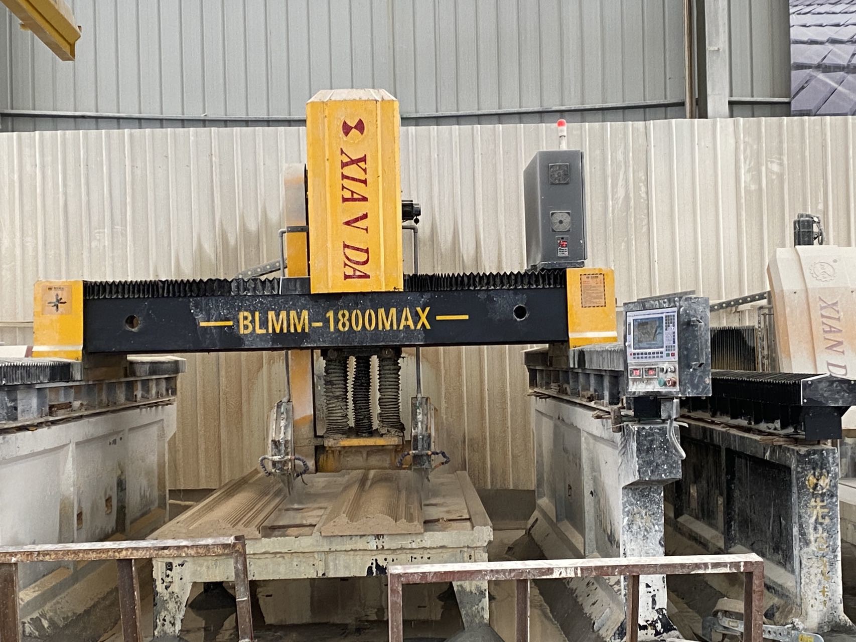 High Dual Beam Bridge Linear Cutting And Milling Depth Machinery