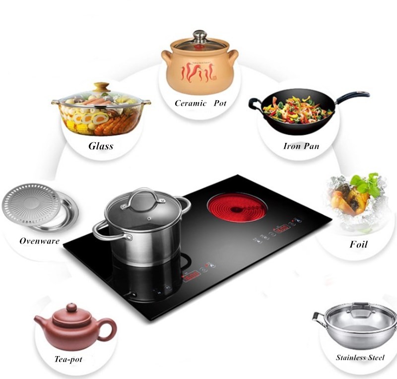 Automatic Switch Off 73X43cm Top Induction Cooktops