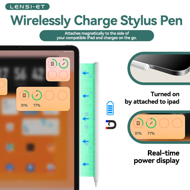 Magnetic Charging Stylus Pen Active Capacitive Pen For Touch Screen