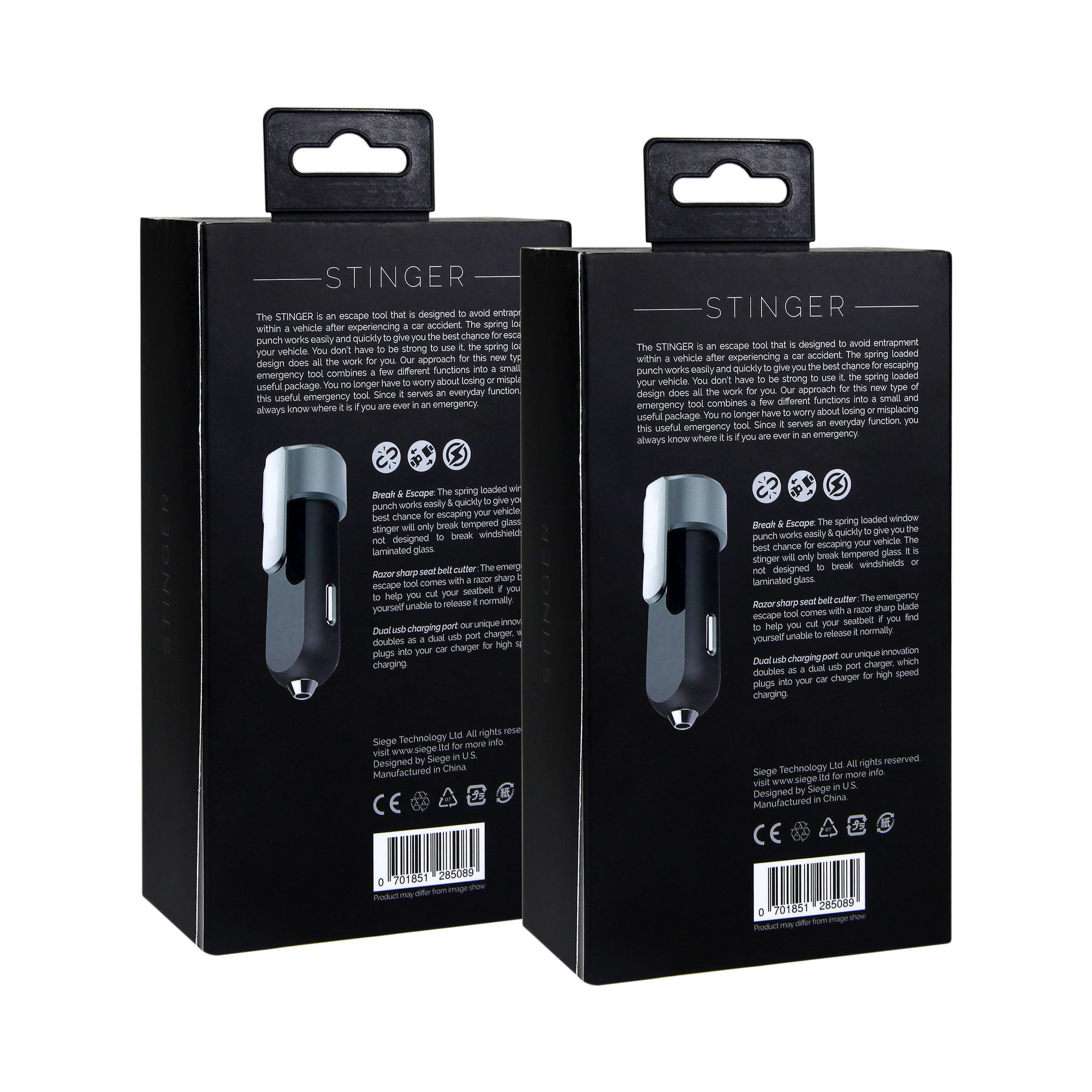 Custom Logo Car Battery Charger Box with PVC Accessories and Sliding Drawer Design