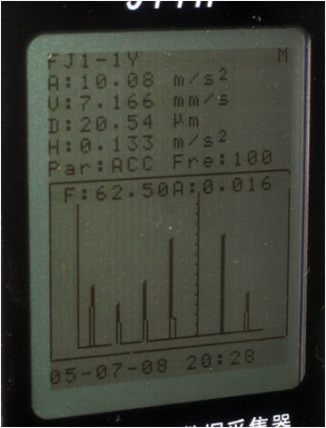 HG-911H Bearing Vibration FFT Analyzer / Data Collector ISO10816 Small Sized