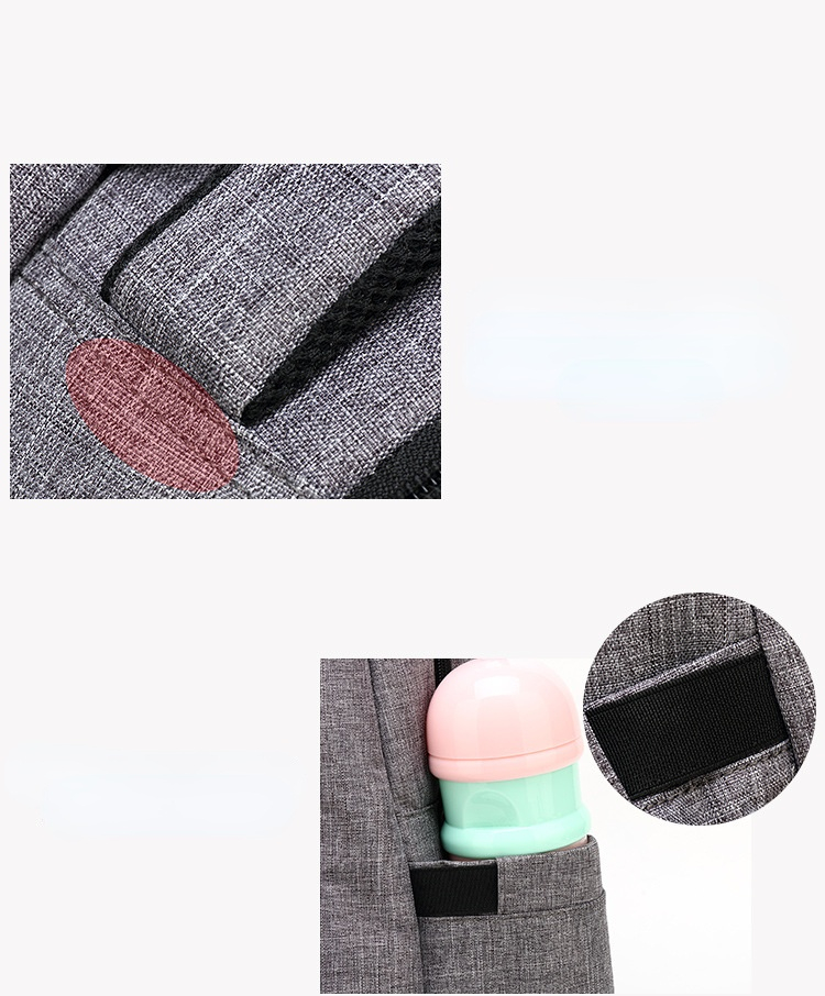 Multi-Function Mummy Maternity Nappy Bag Fashion Patchwork Large Capacity Baby Bag Travel Backpack Nursing Bag for Mom&Dad