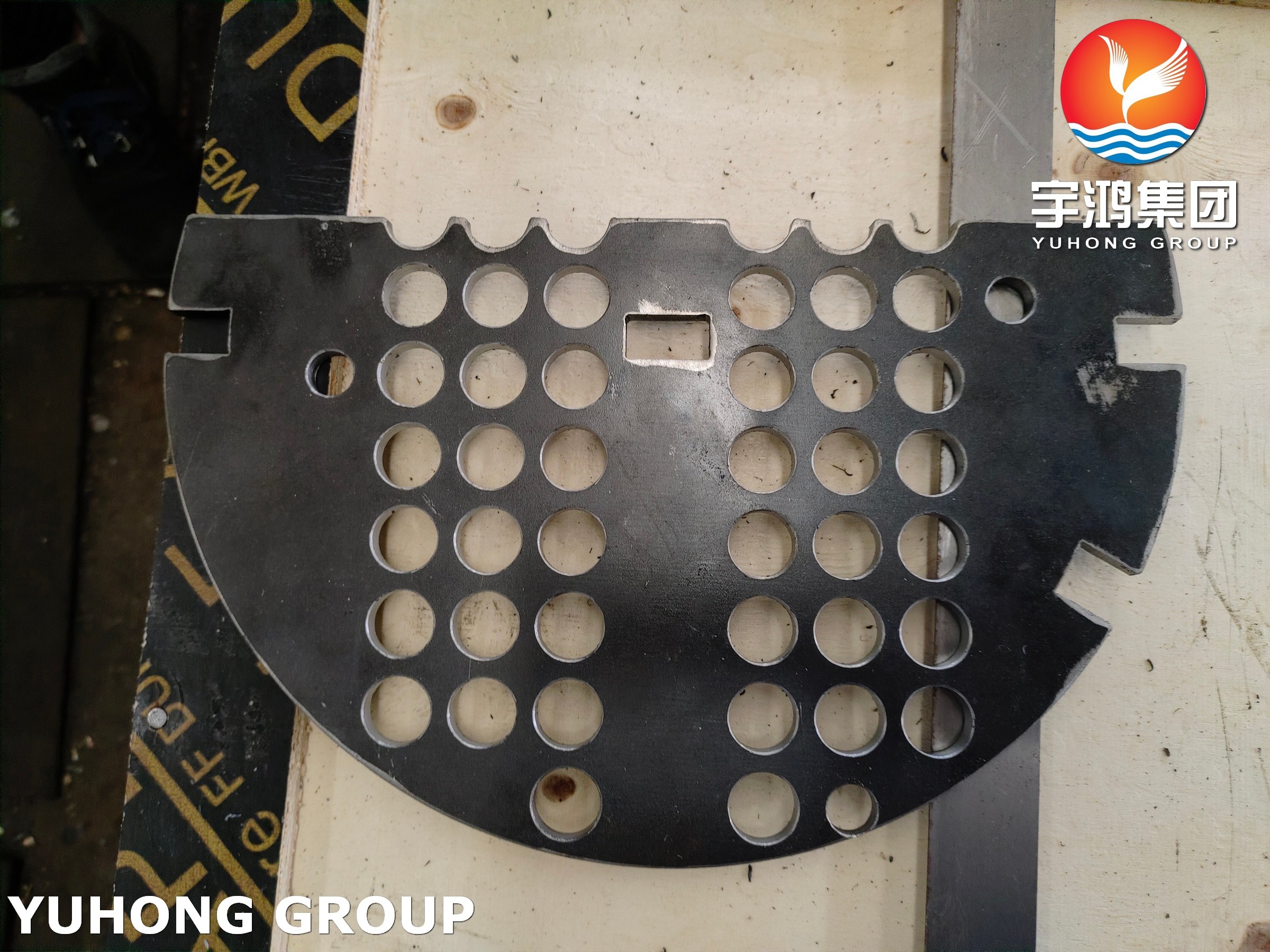 Heat Exchanger Parts Pressure Vessel Baffle Plate SA387 GR.11 CL.2 A36