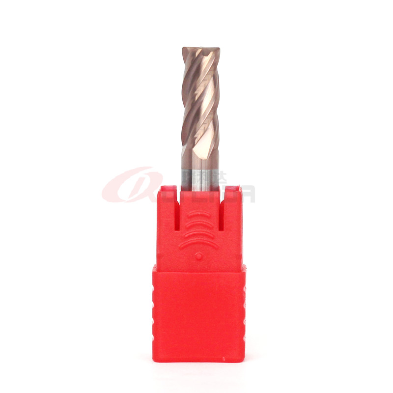 8mm 5/16 Radius End Mill 35 Degree Helix Copper Coating
