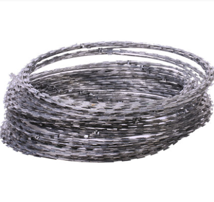 Lowest price galvanized razor concertina coils type barbed wire manufacturer