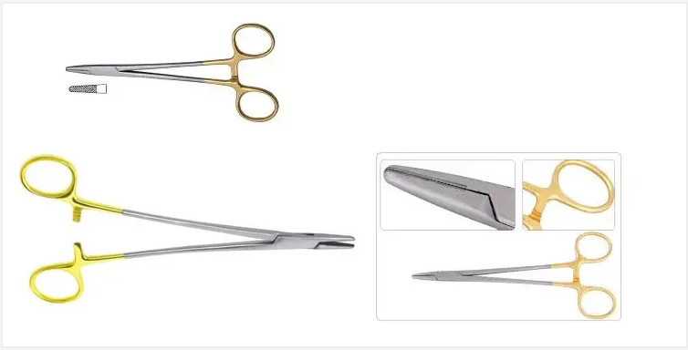 Tungsten carbide tips for surgical needle holder inserts length 15/17/20mm