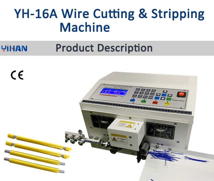 Customizeable Wire Range YH-16A Cable Manufacturing Equipment for Cutting Stripping