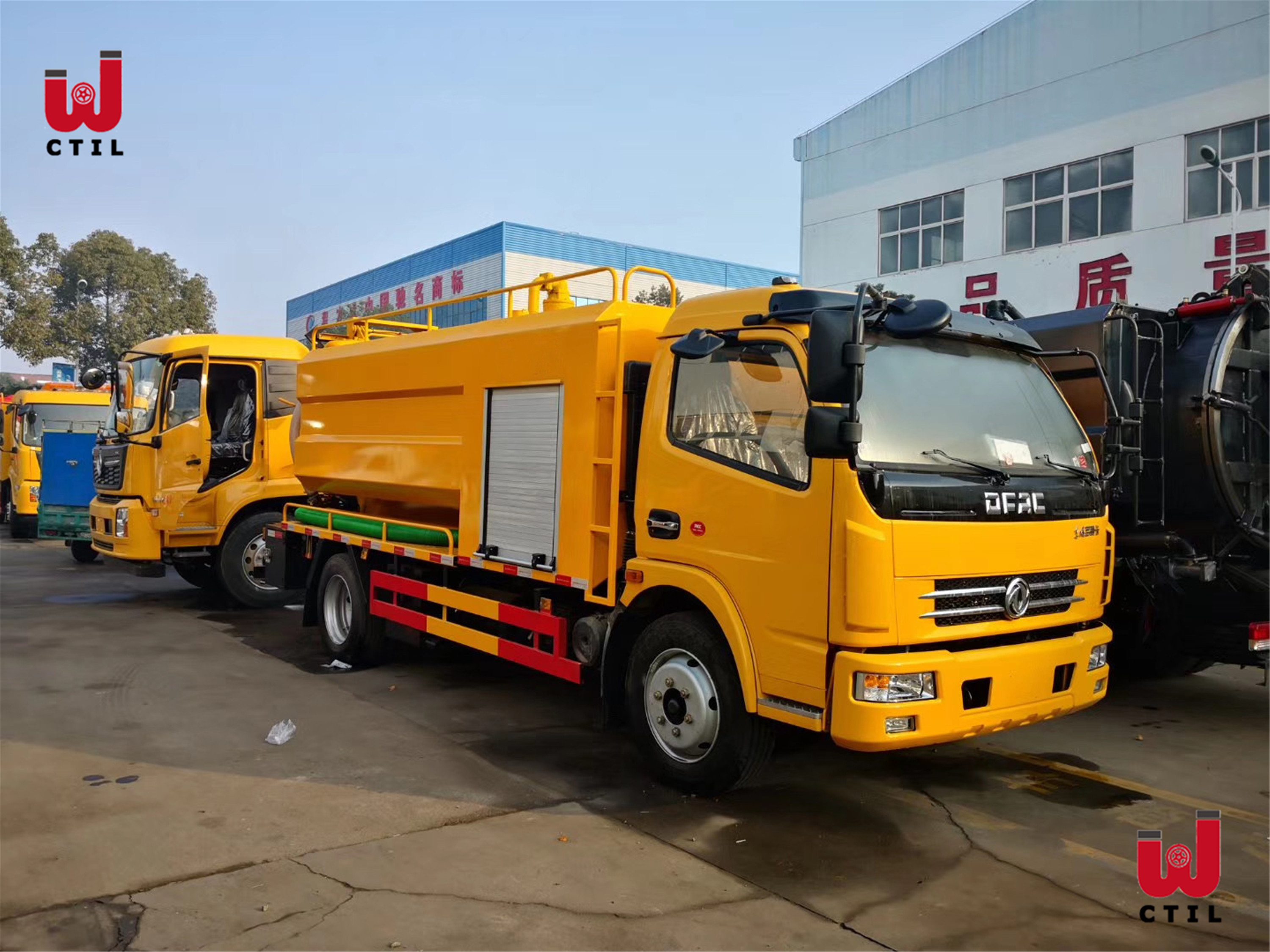 Multifunctional Cleaning 11t Sewer Suction Truck Sewage 4x2