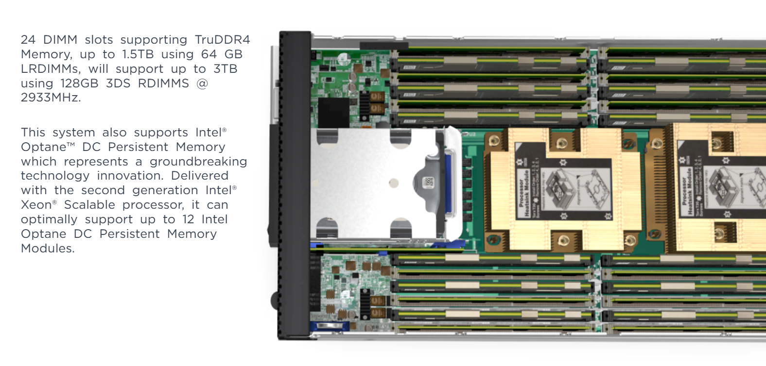 Half Height Blade Lenovo ThinkSystem SN550 Server XClarity Controller