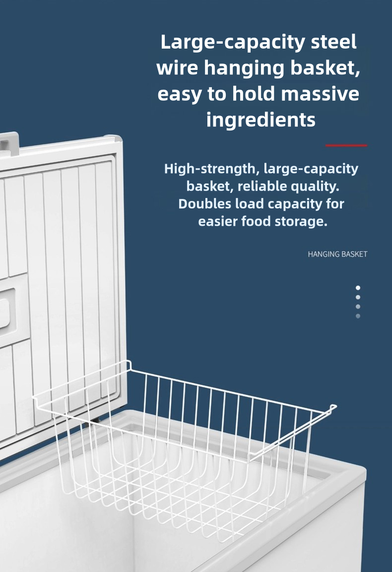Commercial Deep Chest Freezer Refrigerator with Top Opening 0 ~ -22℃