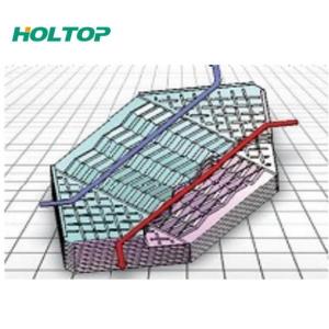 Buy cheap Custom HVAC Plate Heat Exchanger Cross Counterflow Flow Pattern product