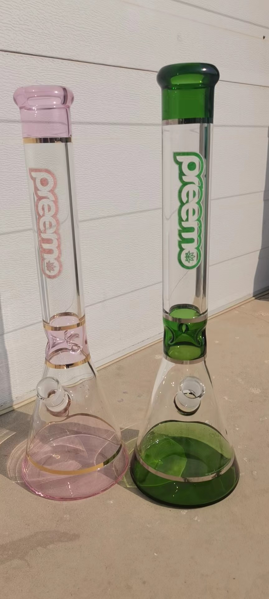 Glass 7" Hookah Water Pipe Color Hanging Bell Quartz Banger Hanger