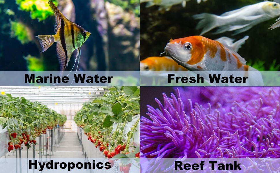 Fountains Hydroponics Submersible Pump Ultra Quiet With Dry Burning Protection 5.2ft High Lift
