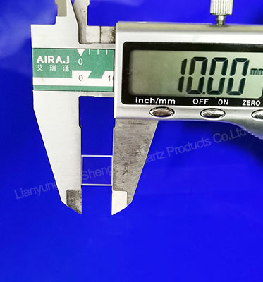 Heat Resistance Quartz Sight Glass Plate High Transmission Transparent For UV Light