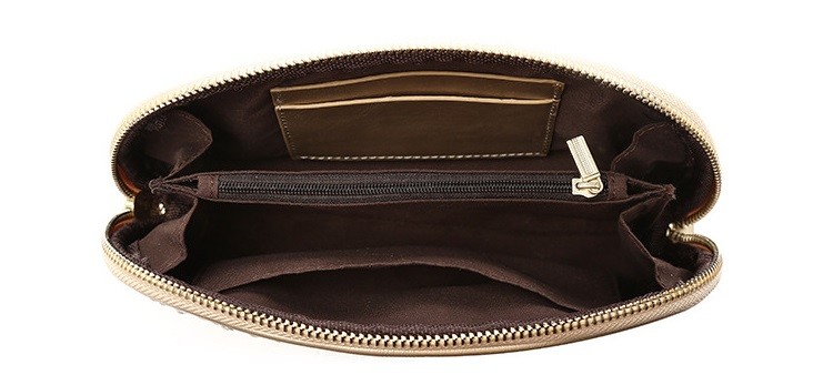 Genuine Crocodile Skin Clutch Bag