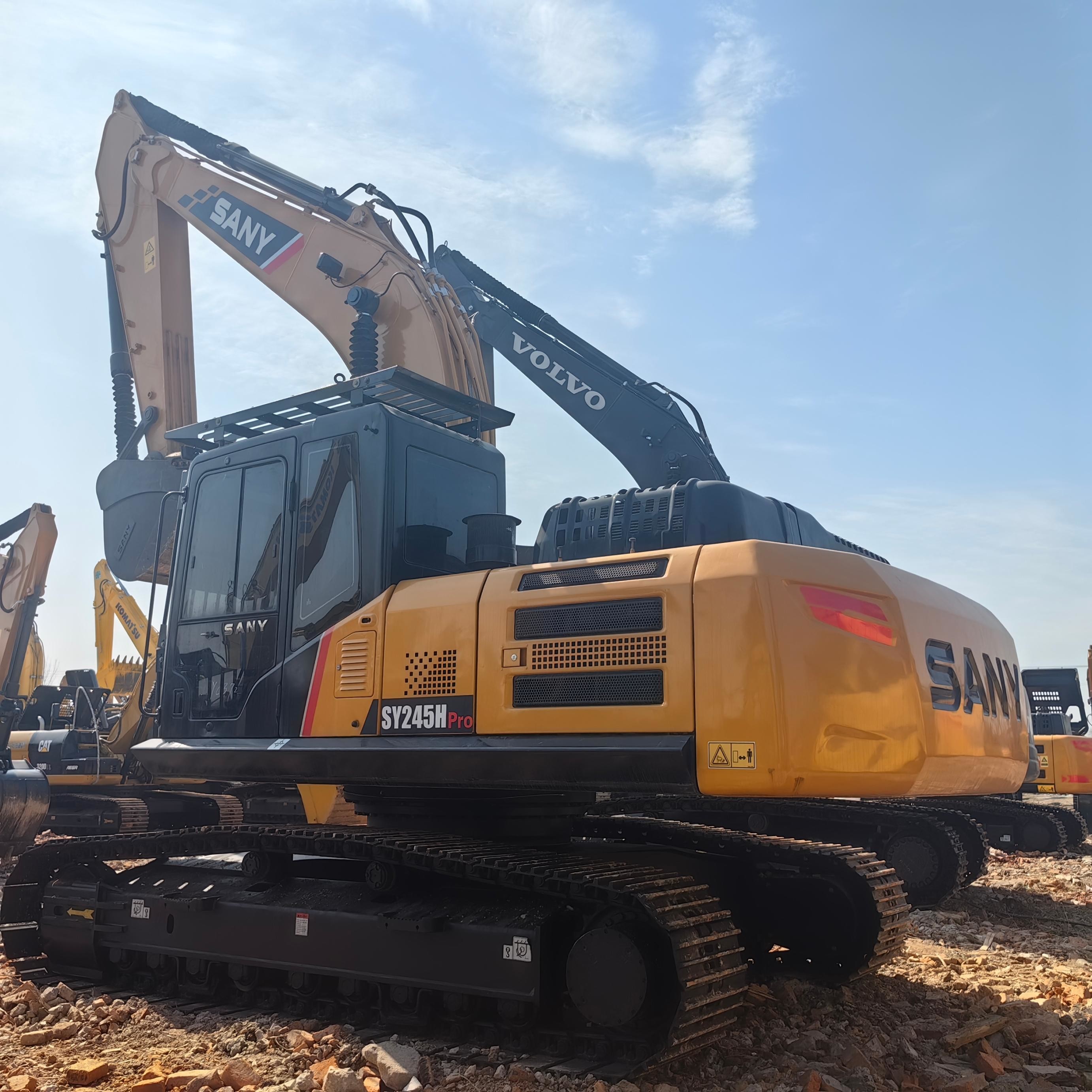 1.3m³ Bucket Capacity Used Sany SY245H 24 Ton Excavator Heavy Equipment Machine