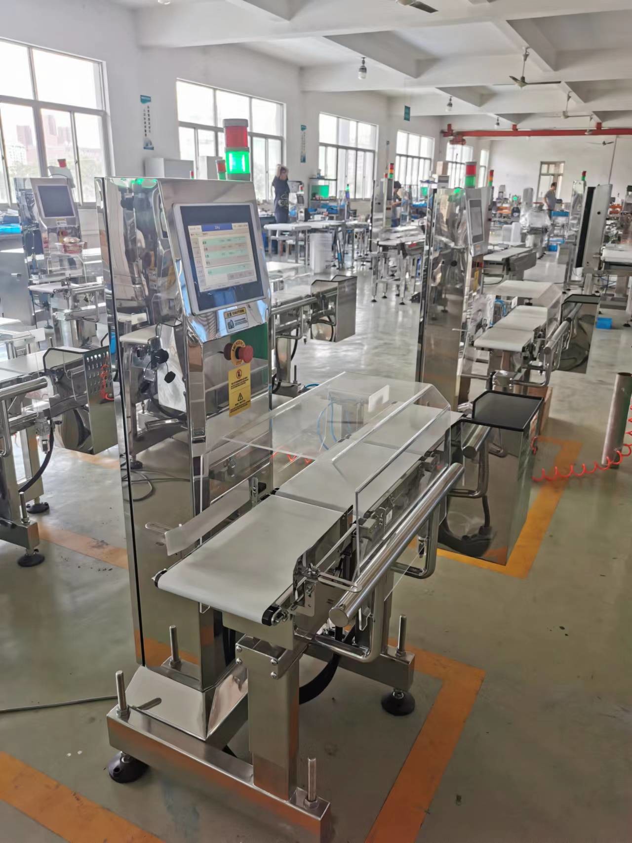 High Speed Conveyor CheckWeigher for production line auto weight sorting process