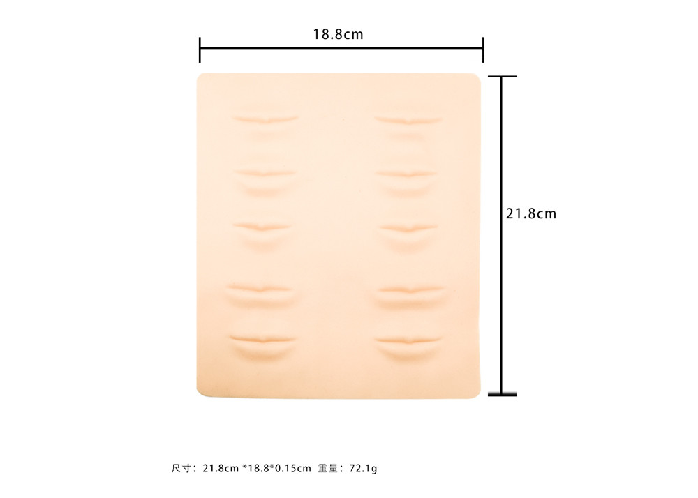 3D Silicone Practice Lips Permanent Makeup Microblading Lip Tattoo Artificial Skin