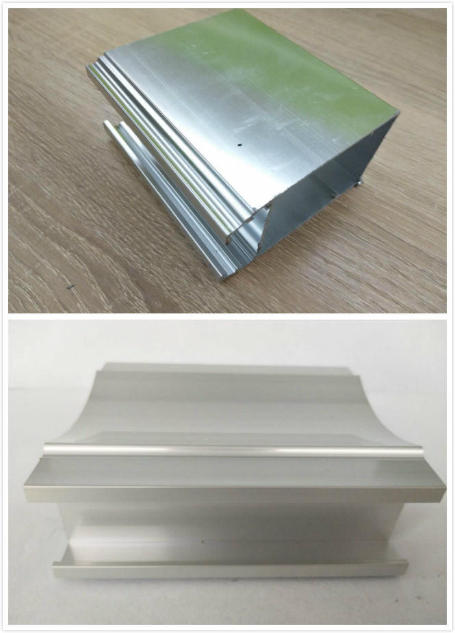 Silver Brightness Machanically Polished Aluminum Profiles Highly Wear Resistance