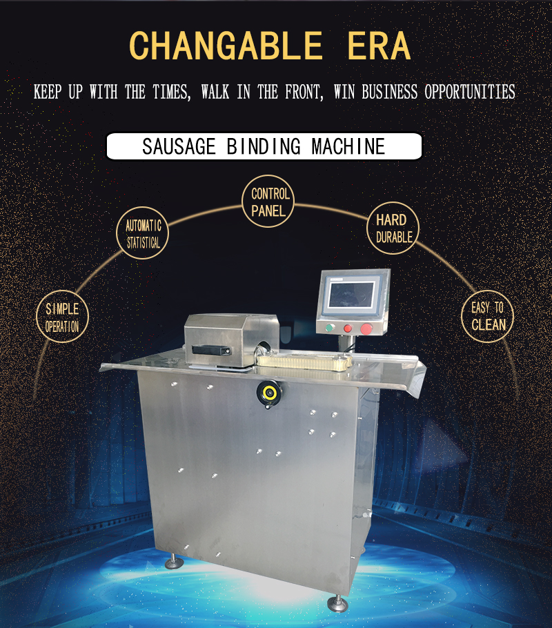 2022 New Model Pipe Sausage Binding Machine/Sausage Casing Tying Machine