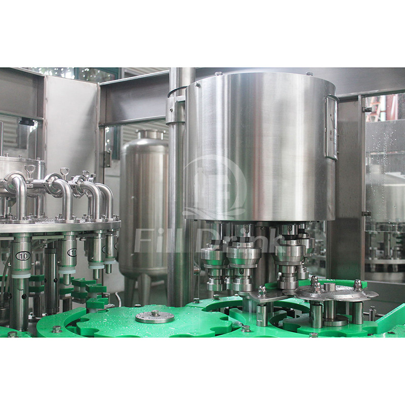 High Temperature Juice Bottle Filling Machine with Cap Sorting Elevator