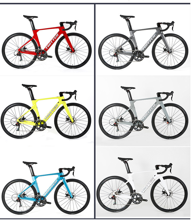 8.5KG Light Weight T800 Carbon Fiber Bike 22 Speed Disc Brake 700C