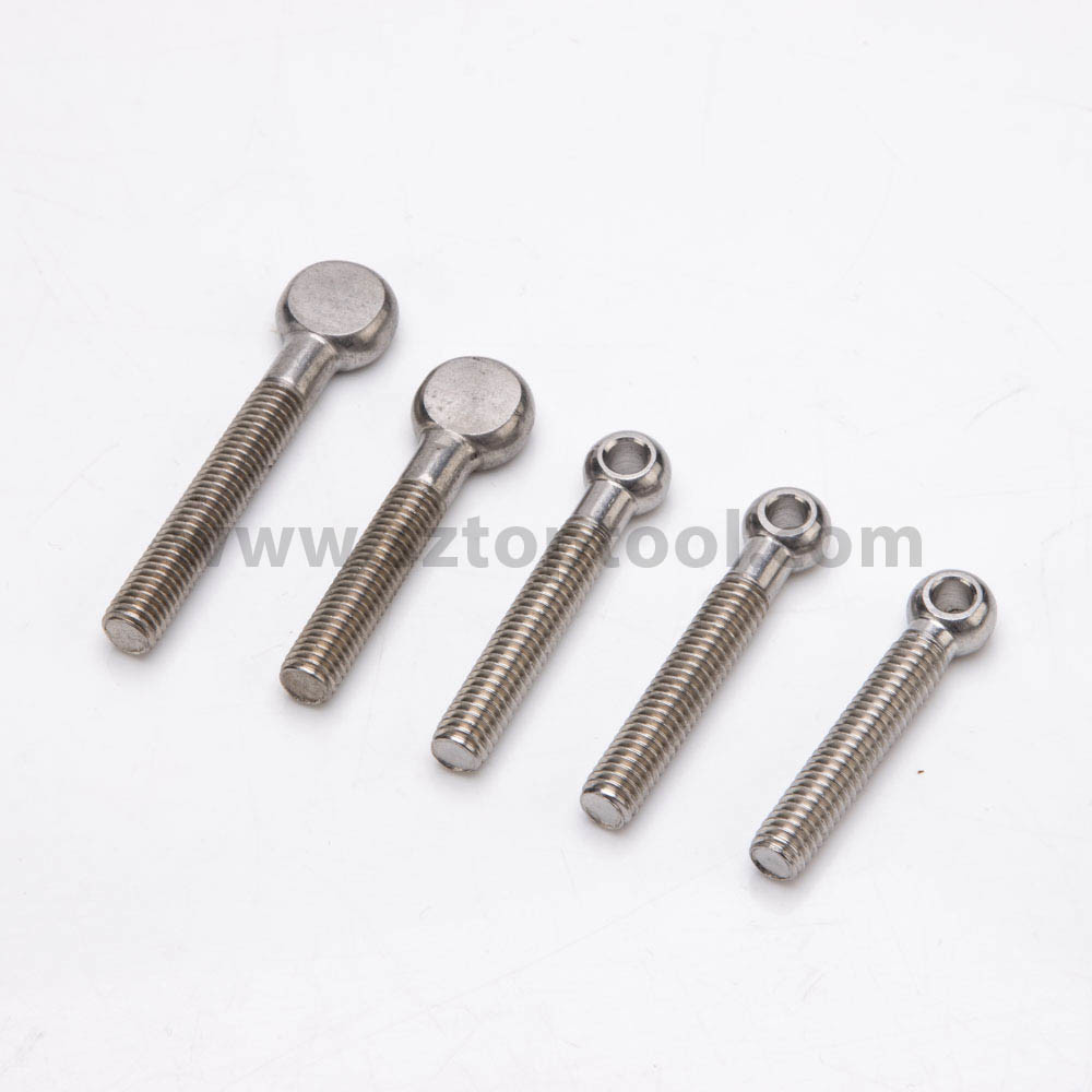 M8 Stainless Steel Eye Bolt Polished SS Eye Bolts For Power Facilities
