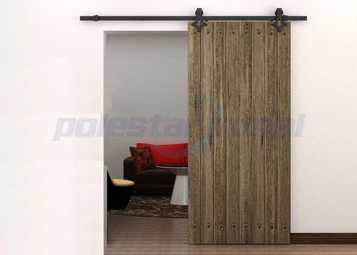 2000mm Curved Stainless Steel Barn Door Hardware For Wooden Sliding Door