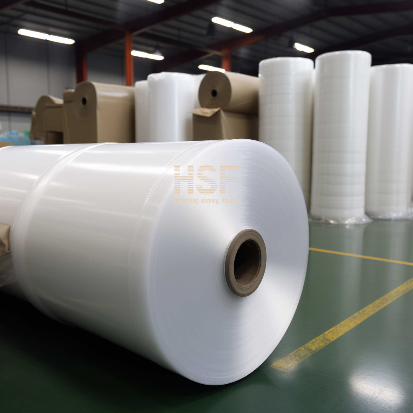 35 Micron Opaque White Low Density LDPE Plastic Film For Packaging Apparel