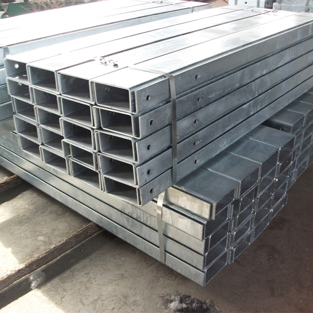 Anti-corrosion Galvanized Metal Flange Post for Roadway Safety and Reliability