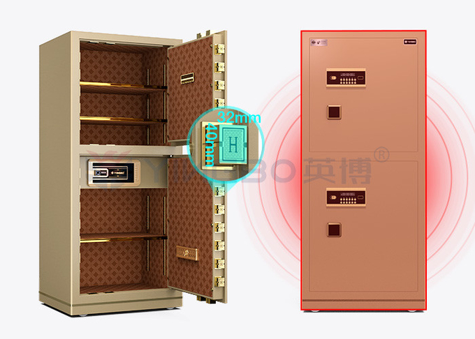 Solid Steel Dual Alarm Luxury Office Safe Box Electronic Lock YB/N7-150D