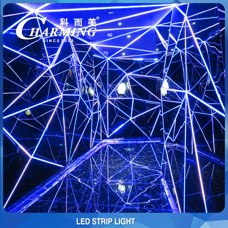 Aluminum Alloy Outdoor LED Tube Ip65 Facade Landscape Building Lighting Digital Tube RGB