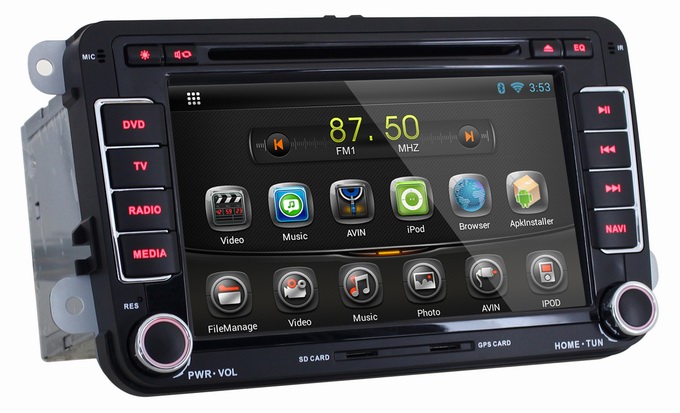 Ouchuangbo Car Stereo DVD Player for Volkswagen Golf V /Golf VI /Tiguan Android 4.2 GPS Navi 3G Wifi Radio OCB-8813B
