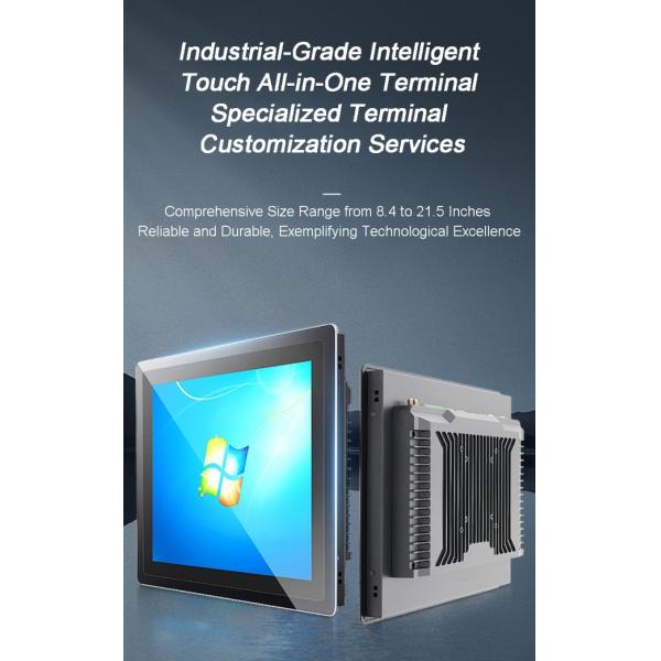 13.3 inch Touchscreen All-in-One PC Aluminum Alloy Case VGA Display 3G Linux Embedded Computer Kiosk Monitor Stock