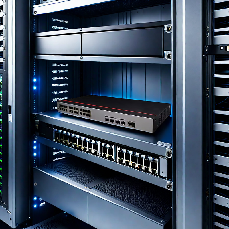48 Port 25GE SFP28 Data Center Switch With 6 X 40/100GE QSFP28 CE6863H-48S6CQ For Speed Data Transfer and Data Processing