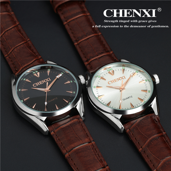 Top Quality Unisex Watches Men's Women's Vintage Watch Sport Watch Rose Gold Leather Watch