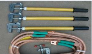 Buy cheap 35KV Voltage Electric Security Tools Copper Ground Rod JDX With Earth Clamp product