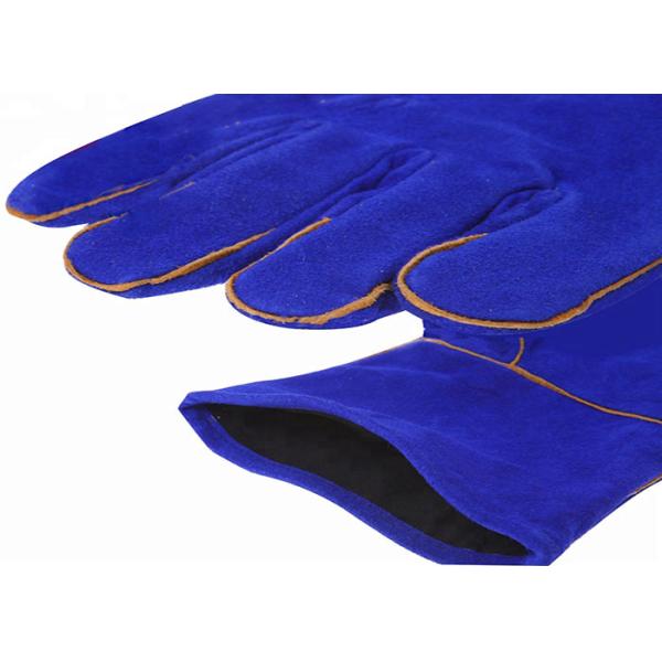 Long Sleeve Welding Work Gloves Wrist Stitching Reinforcement Design