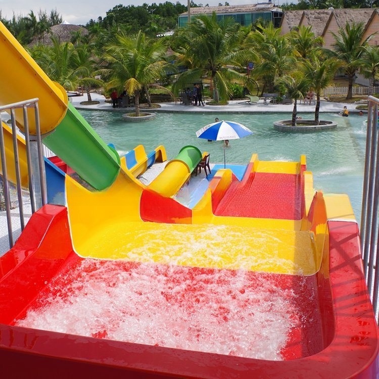 Family Fun Water Slide Fiberglass Pool Slide for Amusement Park