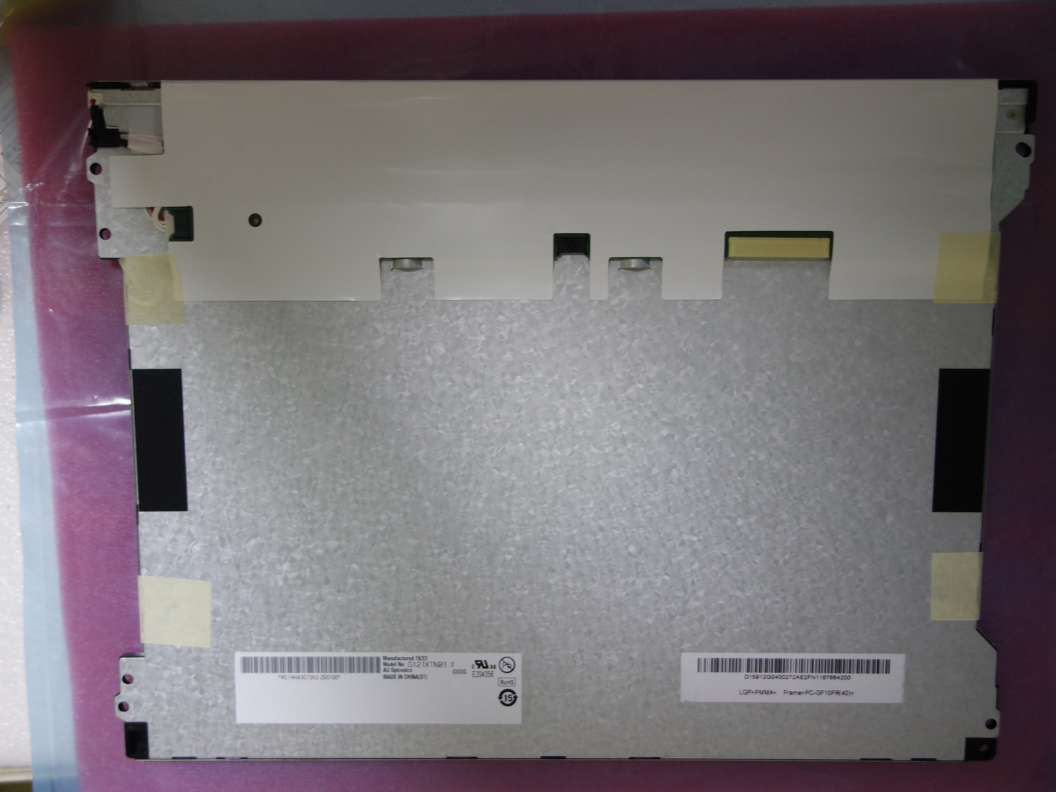 1024×768 G121XTN01.0 12.1 Inch AUO Lcd Monitor Panel