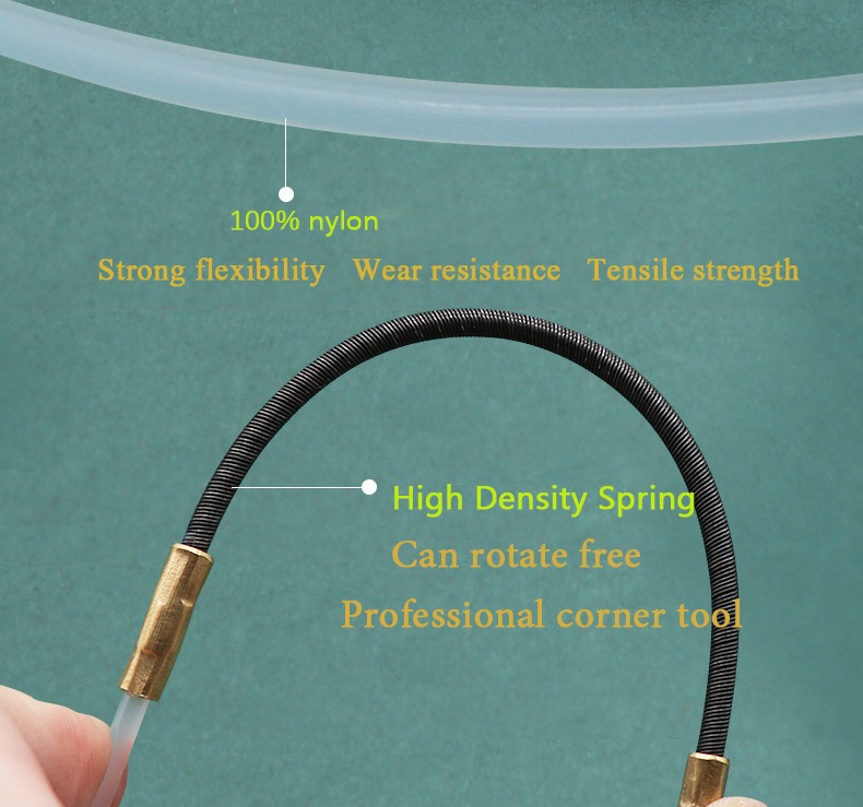 Pull Wire Fish Tape Nylon Cable Push Puller Electric Wire Puller Machine