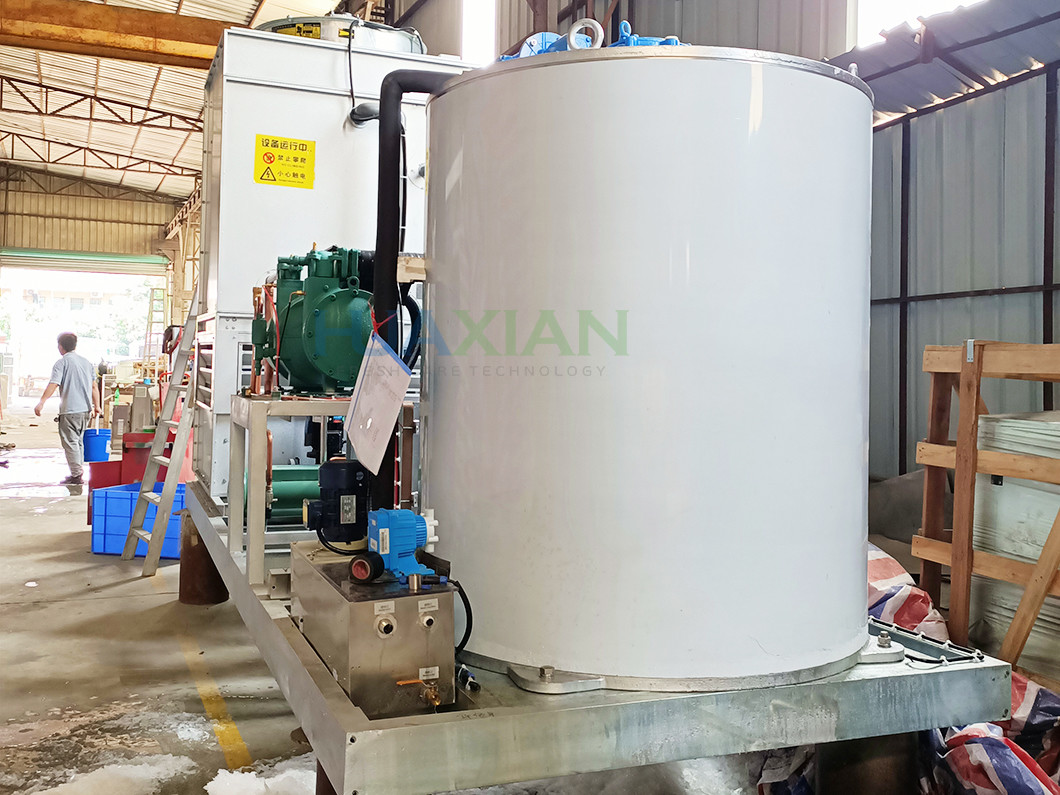 Industrial Flake Ice Machine 10 Ton Evaporative Fresh Water For Fishes