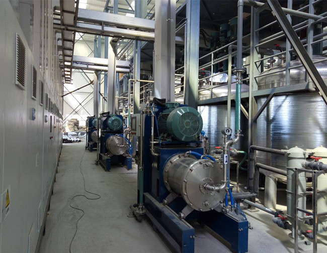 Screen NMM Large Flow Bead Mill / Turbine Horizontal Media Mill