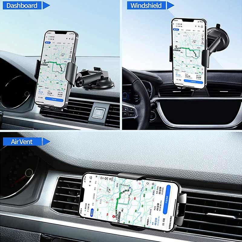 108*65*21mm Auto Clamping Wireless Charger Air Vent Phone Holder