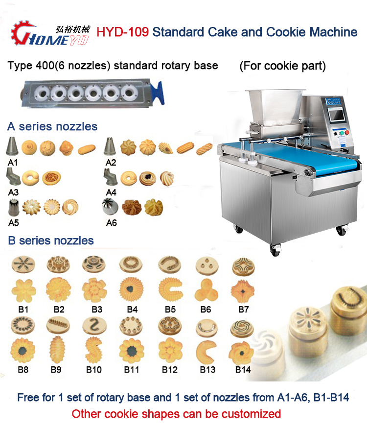 Energy Saving Mono Formatic Cookie Depositor Baking Equipment